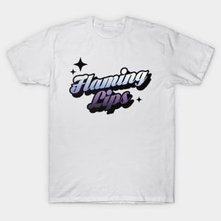 Flaming Lips - Retro Classic Typography Style T-Shirt